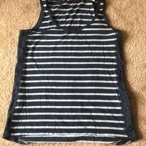 Outback Red by the Limited blue on blue stripes